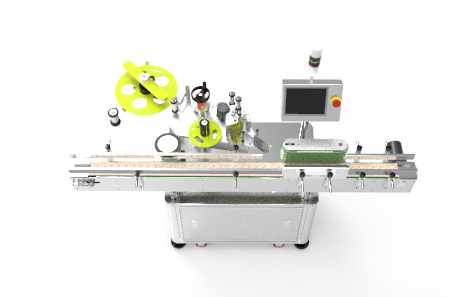 立式圓形罐子貼標機定制