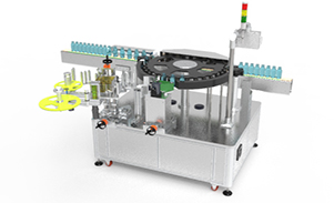 高速圓型調味料瓶貼標機