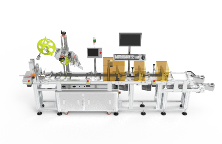 包裝袋分頁貼標機